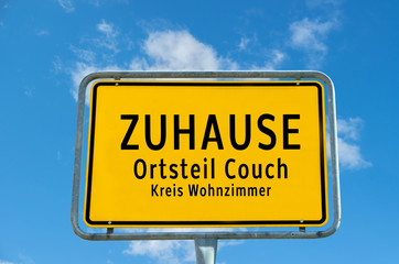 Ortstafel Couch