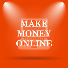 Make money online icon