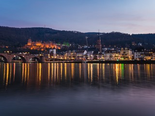 Obraz premium Sunset in heidelberg