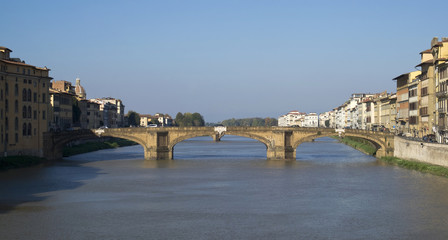 Bridge on the Arno river, Florence