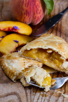 Organic Peach Turnover