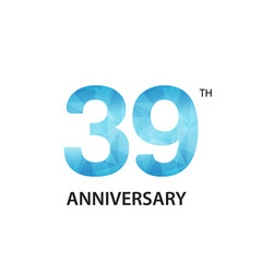 anniversary abstrack triangle