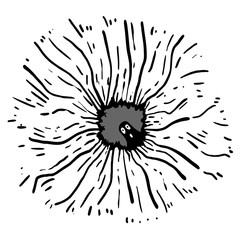 fantasy character in hole