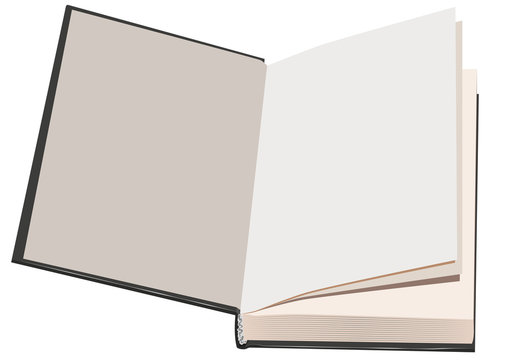 Flyleaf open book