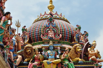 シンガポール　スリ・マリアマン寺院