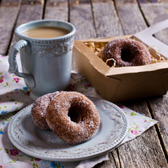 Traditional fried donut