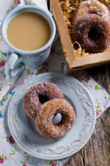 Traditional fried donut