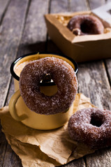 Traditional fried donut