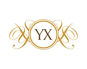 YX Luxury Royal Elegant Logo