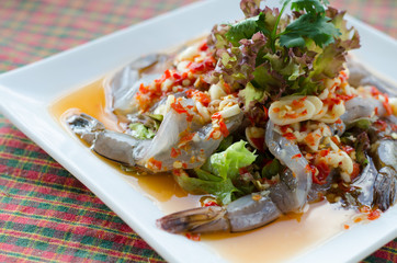 shrimp in fish sauce