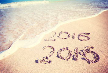 Celebrating 2016 on a tropical beach