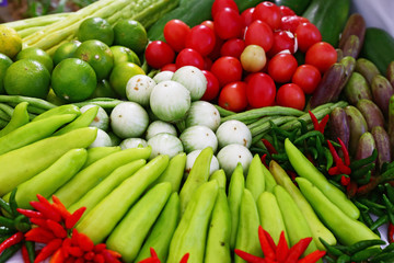 Mix vegetables in Thailand market.