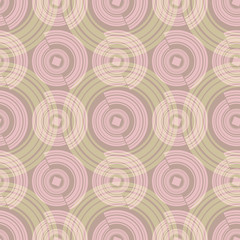 Fototapeta premium Seamless pattern with circles. Vector