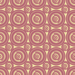 Fototapeta premium Seamless pattern with circles. Vector