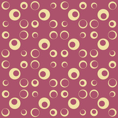 Seamless pattern with circles. Vector