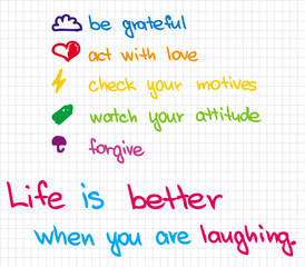 Life is better when you are smiling