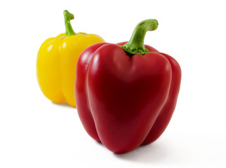 red and yellow paprika
