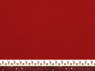 Weihnachts-Hintergrund rot mit Steintextur und dekorativem Muste