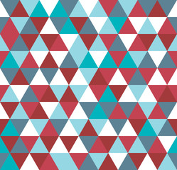 Fototapeta na wymiar Colorful geometric abstract triangle particles seamless backgrou