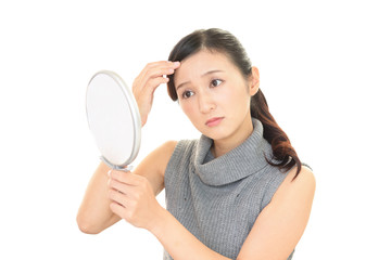 お肌が気になる女性
