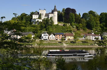 Obraz premium Upper Austria, Ottensheim on Danube river