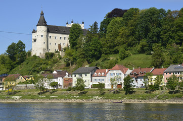 Fototapeta na wymiar Upper Austria, Ottensheim on Danube river