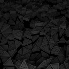 Black triangles backdrop