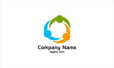 Connect People Group Logo Vector