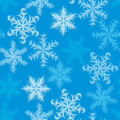 Christmas Snowflakes festive Pattern for Party and congratulation