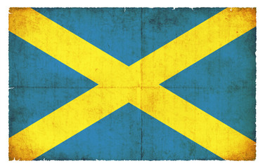 Grunge Flagge Saint Albans (Großbritannien)