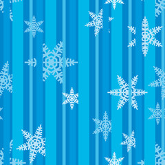 Christmas Snowflakes festive Pattern for Party and congratulation