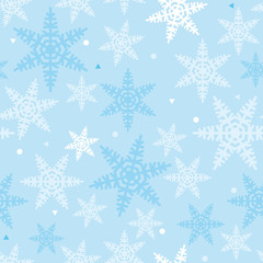 Christmas Snowflakes festive Pattern for Party and congratulation