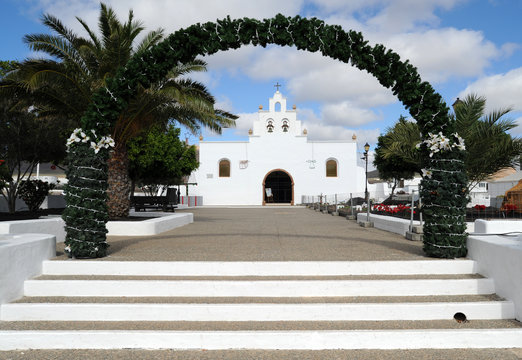 &Eacute;glise Saint-Antoine de Padoue &agrave; T&iacute;as &agrave; Lanzarote