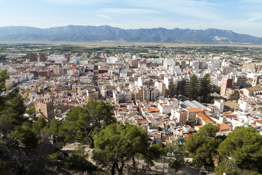Vista aerea de Cullera. Valencia