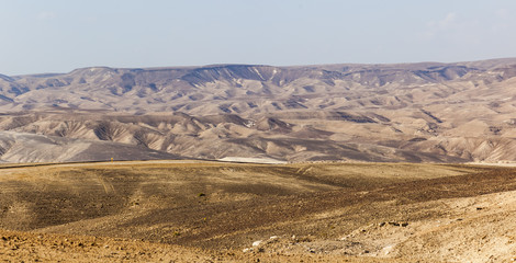 Fototapeta na wymiar Landscape in Judean desert. Israel.