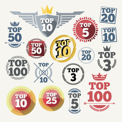 Top design elements. EPS10.