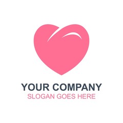 Hearts Love Vector Icon Logo