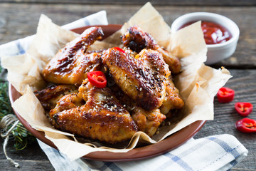 Fried chicken wings