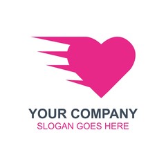 Hearts Love Vector Icon Logo