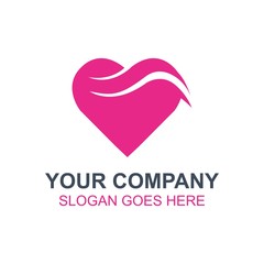 Hearts Love Vector Icon Logo