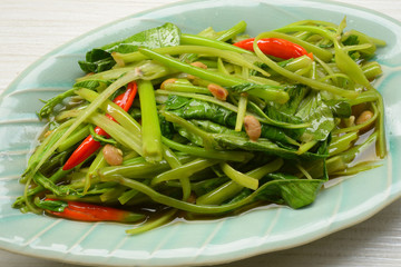 Stir Fried Water Spinach