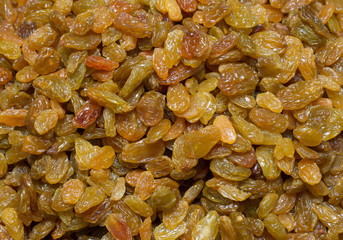A group of white raisins. Pattern