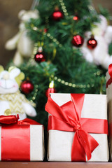 presents under the tree Christmas