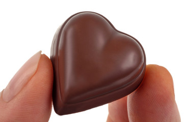Un cœur en chocolat 