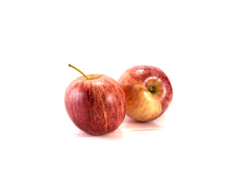 Isolated red apples