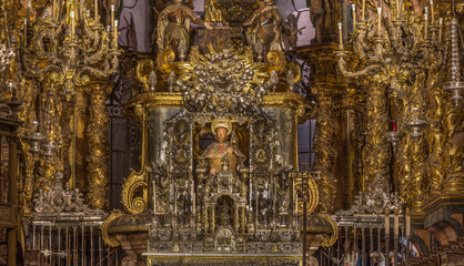 The Altar of the Cathedral in Santiago de Compostela