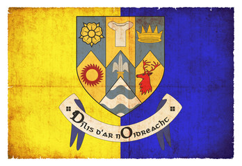 Grunge Flagge Clare (Irland)