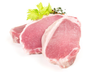 Rohe Steaks - Schweinerücken vom Iberico Schwein