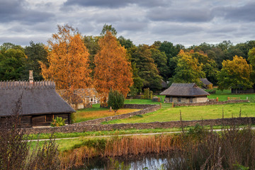 Obraz premium estonian countryside from a height