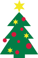 Decorated christmas tree
